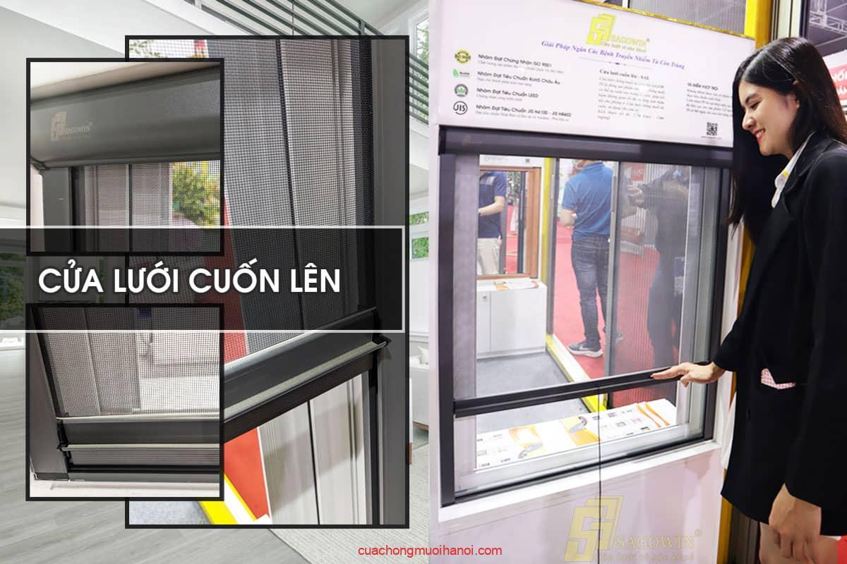 cửa chống muỗi cuốn lên