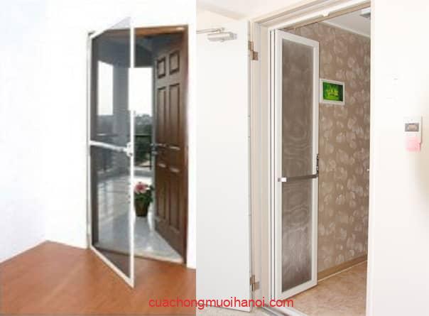 cửa chống muỗi mở quay